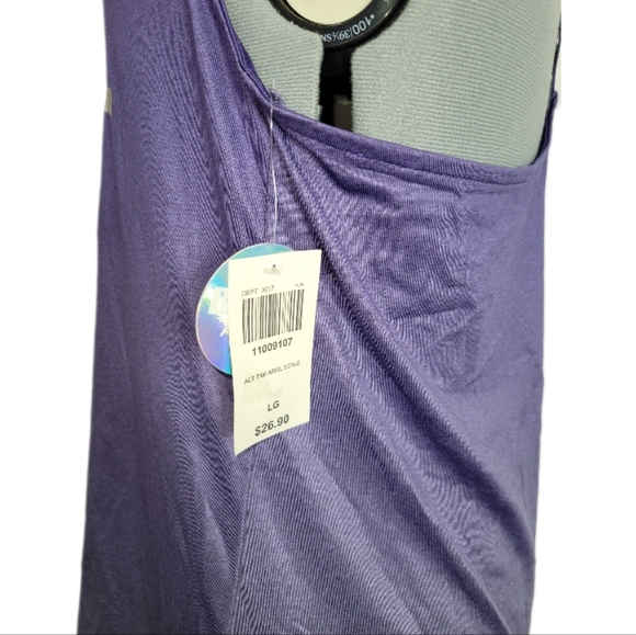 The Little Mermaid Ariel Seashell Strappy Active Workout Tank L - Picture 4 of 5